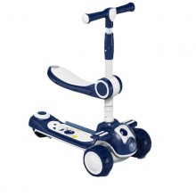 儿童滑板车1-3-6-10岁男女宝宝踏板滑行溜溜三合一滑板车童车