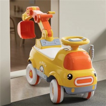 滑行可坐人滑行儿童挖掘机闪光宝宝四轮载人挖机钩机工程车