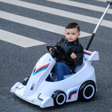 新款宝宝卡丁车可坐人遥控四轮玩具车漂移车电动车儿童电动汽车