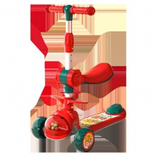 厂家直供儿童滑板车米高可坐三合一2到8岁宝宝闪光轮折叠代步车