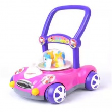 新款音乐橡胶轮婴儿学步车婴儿学步车音乐橡胶轮学步车推车