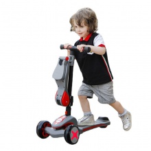 儿童可坐可骑儿童车1-15岁三合一折叠踏板车滑滑车溜溜车