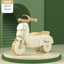 儿童三轮车脚踏动力车宝宝溜溜车可推行彩灯小孩玩具车可坐滑滑车