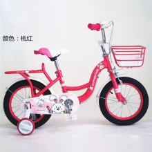 儿童自行车女孩男孩公主款单车连体衣架公路车儿童自行车