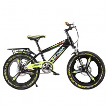 一体轮山地车彩色轮胎20寸带后衣架大童公路车带减震赛车