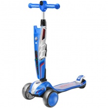 儿童滑板车3-6-12岁中大童可转弯8男孩滑滑车闪光轮折叠款溜溜车