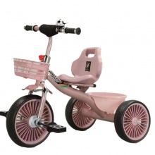 儿童三轮车脚踏车2-6岁男女孩童车带斗脚蹬防侧翻儿童平衡车