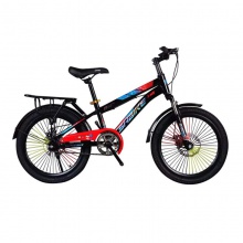 儿童山地自行车脚撑男童6-12岁24寸单速越野自行车户外骑行