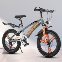 新款山地儿童自行车可变速带减震前后双碟刹6-14中大童学生车