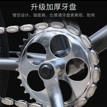 公路赛自行车D配爆改轻便20寸死飞翘头特技单车男女公路车可改装