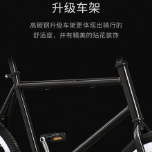 公路赛自行车D配爆改轻便20寸死飞翘头特技单车男女公路车可改装