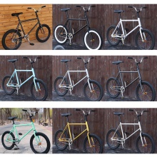 公路赛自行车D配爆改轻便20寸死飞翘头特技单车男女公路车可改装