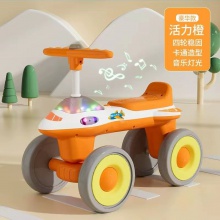 儿童平衡车1一3岁宝宝学步车无脚踏滑步车婴幼儿滑行车四轮溜溜车