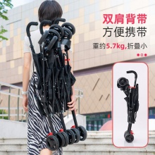 双胞胎婴儿推车超轻便双人折叠伞车二胎婴儿车大小宝龙凤胎手推车