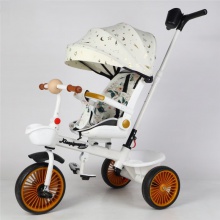 儿童三轮车脚踏车手推大号轻便自行车1-3-6岁大座椅可坐可骑户外