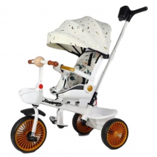 儿童三轮车脚踏车手推大号轻便自行车1-3-6岁大座椅可坐可骑户外