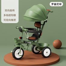 儿童脚踏溜娃手推三轮车1-2-3-5--6岁大号婴儿小孩宝宝自行车