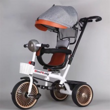 儿童手推车四合一儿童手推三轮车宝宝推车玩具车音乐灯光童车