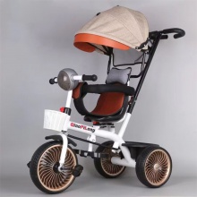 儿童手推车四合一儿童手推三轮车宝宝推车玩具车音乐灯光童车