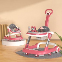 多种功能防翻车可折叠儿童婴儿手推车助行器/平衡运动助行器便携式婴儿骑在车上
