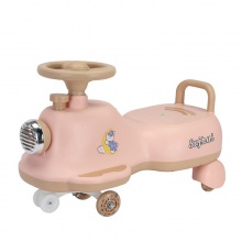 扭扭车静音轮音乐灯光防侧翻溜溜车三轮宝宝车双拼儿童扭扭车