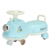 扭扭车静音轮音乐灯光防侧翻溜溜车三轮宝宝车双拼儿童扭扭车