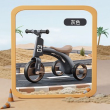 新款儿童三轮车带音乐脚蹬车1到6岁男女宝宝脚踏车滑行车平衡车