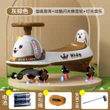 儿童扭扭车溜溜车万向轮男女宝宝1一3岁防侧翻新款摇摆滑滑车