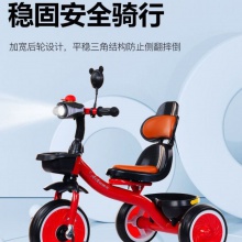 三轮车脚踏车儿童1-3-2-6岁大号宝宝手推车自行车童车小孩玩具车