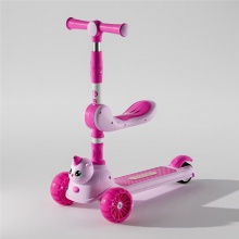 儿童滑板车1-3岁宝宝卡通小孩溜溜车3-6男孩女孩6-12单脚滑滑车