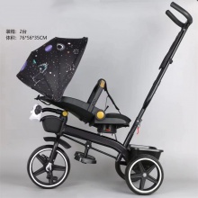 儿童三轮车手推车宝宝脚踏车自行车小孩玩具车溜娃神奇