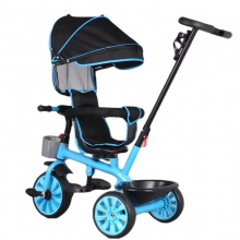 儿童三轮车1-3岁宝宝手推车脚踏车四合一小孩自行车玩具车