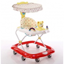 婴儿学步车宝宝学行车带音乐BB助步车带蓬学步车