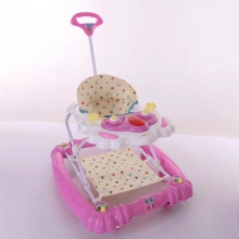 婴儿学步车宝宝学行车带音乐BB助步车带蓬学步车