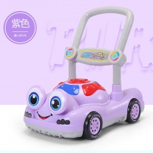 青蛙学步车带早教音乐婴儿助步手推车不侧翻带增重婴儿四轮小推车