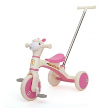 儿童脚蹬三轮车可手推防侧翻1-3-4岁小孩玩具车宝宝自行车学步车