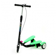 儿童滑板车男女小孩双翼健身踏板3-6-12岁宝宝可折叠闪光