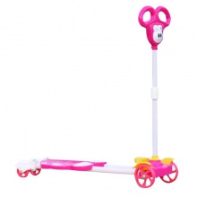 儿童四轮滑板车 可升降闪光音乐蛙式扭扭车滑滑溜溜踏板车