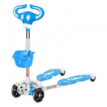 儿童滑板车1一3一6-12岁男孩女童蛙式小孩双脚宝宝剪刀滑滑溜溜车