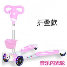 滑板车大童儿童车双脚分开2-9岁闪光四轮剪男女孩宝宝脚踩滑行车