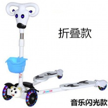 滑板车大童儿童车双脚分开2-9岁闪光四轮剪男女孩宝宝脚踩滑行车
