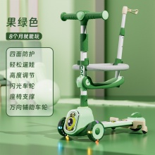 儿童滑板车三合一米高1-12岁可坐可折叠滑行溜溜车童车玩具踏板车
