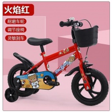 小童自行车3-5岁男孩女孩辅助轮脚踏车带车筐脚踏自行车赠品车