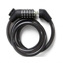 中立密码锁金属合金钢锁头山地车五位 自行车锁 钢丝链条锁