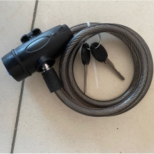 自行车车锁防盗锁链条锁电瓶车摩托车山地车钢丝锁固定车锁