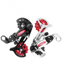 山地车自行车老款变速器后拨器公路车勾拨/眼拨配件6/7/8/18/21速