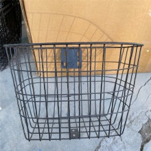 自行车网篮寸单车车筐金属前车篮子挂篮折叠车蓝