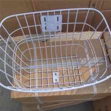 自行车网篮寸单车车筐金属前车篮子挂篮折叠车蓝