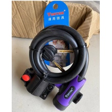 山地车车锁 锁具圈锁密码锁 自行车车锁锁具 钢丝锁