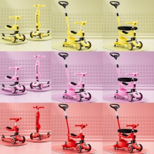 小童滑板车宝宝可坐可推可滑行婴幼儿多种功能滑行车0-3-6岁 遛娃车